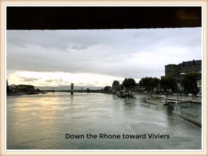 Rhone River toward Viviers